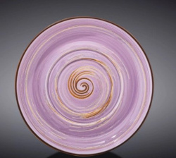 Блюдце Wilmax Spiral фиолетовое D 160 мм