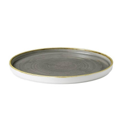 Тарелка мелкая CHURCHILL STONECAST d21см h2см Chefs Plates с прямым бортом Peppercorn Grey SPGSWP211