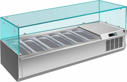 Холодильная витрина для ингредиентов Viatto VRX 1500/380