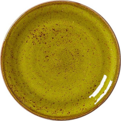 Тарелка Steelite Craft Apple желто-зеленая D 200 мм. H 20 мм.