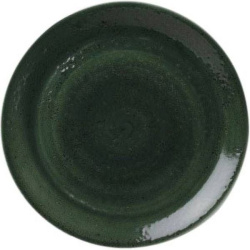 Тарелка Steelite Vesuvius Burnt зеленая D 154 мм. H 10 мм.