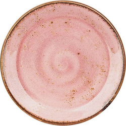 Тарелка Steelite Craft raspberry розовая D 250 мм. H 30 мм.
