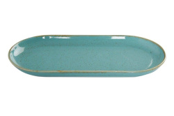 Блюдо овальное Porland Seasons Turquoise 30х15 см