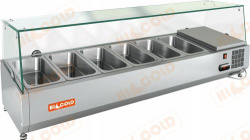 Холодильная витрина для ингредиентов HICOLD VRTG 1390