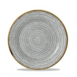 Тарелка с бортом CHURCHILL Homespun d=21 см, цвет Studio Prints Stone Grey SPSGVP81