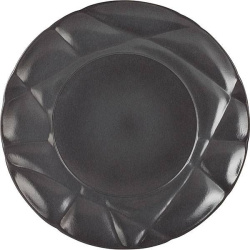 Тарелка REVOL Саксэшен d260 мм, h28 мм черная 650727