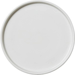Тарелка Steelite Taste White белая D 202 мм.