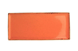 Блюдо прямоугольное 35*16 см оранжевый Porland