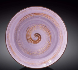 Тарелка Wilmax Spiral фиолетовая 500 мл, D 285 мм
