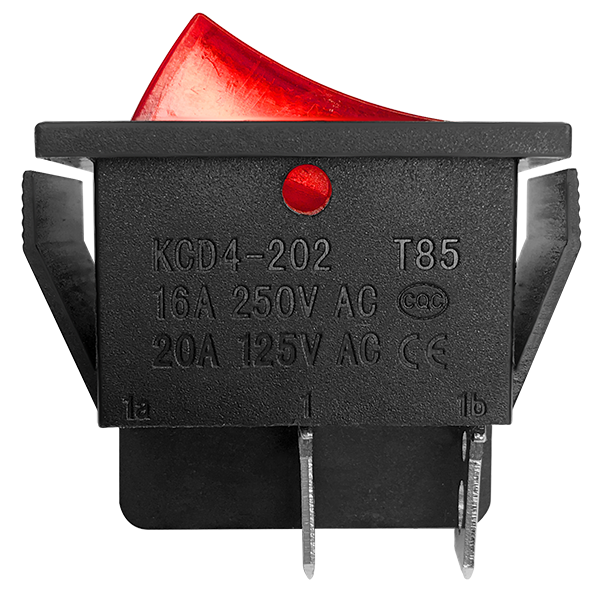 Переключатель питания Crazy Pan CP-SP-SWMM12 для мясорубок CP-MM12C, CP-MM12S, с индикацией, красный