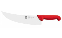 Нож для мяса Icel Safe красный 280/400 мм.
