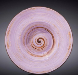Тарелка Wilmax Spiral фиолетовая 1100 мл, D 225 мм