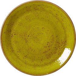 Тарелка Steelite Craft Apple желто-зеленая D 250 мм. H 20 мм.
