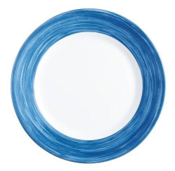 Тарелка Arcoroc Brush синяя D 254 мм (P3946)
