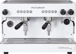 Кофемашина рожковая автоматическая Quality Espresso FUTURMAT OTTIMA EVO 2G белый, выс.гр., подсветка