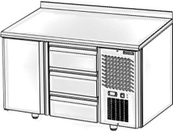 Стол холодильный POLAIR TM2GN-03-G