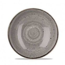 Тарелка глубокая 24,8 см, 1,13,л, без борта, Stonecast, цвет Peppercorn Grey