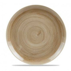 Тарелка мелкая d28,8 см, без борта, Stonecast Patina, цвет Antique Taupe