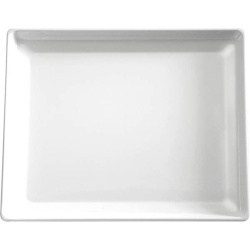 Блюдо для подачи прямоугольное APS «ФЛОАТ» пластик, белый L 32,5, B 26,5 см