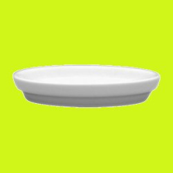 Тарелочка для масла Lubiana «Кашуб-хел» 10мл D90, H9мм белый