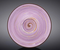 Блюдце Wilmax Spiral фиолетовое D 150 мм