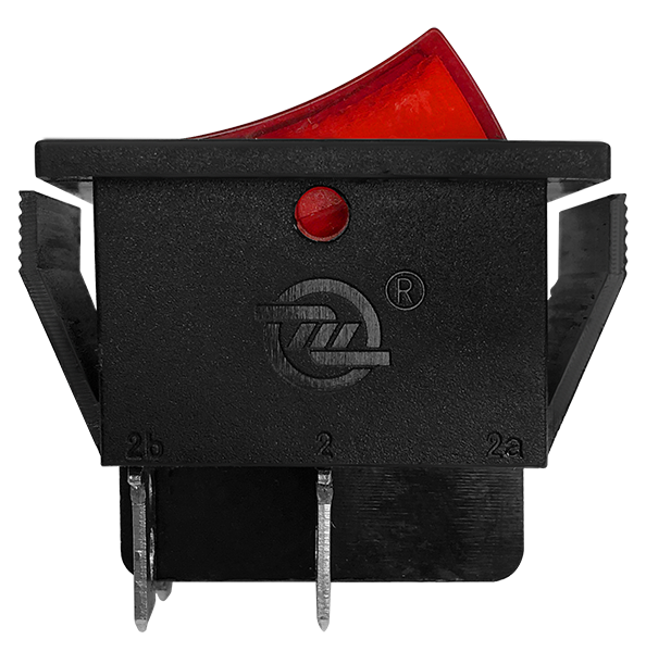 Переключатель питания Crazy Pan CP-SP-SWMM12 для мясорубок CP-MM12C, CP-MM12S, с индикацией, красный
