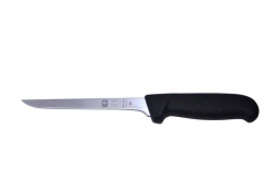 Нож обвалочный Icel Safe (узкое жесткое лезвие) черный 150/280 мм.