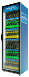 Шкаф холодильный Frigoglass Super 8 FFD (сер.корпус,бел.кабинет,сер.рамка дв.,перенавес,2Led,6полок,6ЦД)