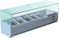 Холодильная витрина для ингредиентов Viatto VRX 1200/330