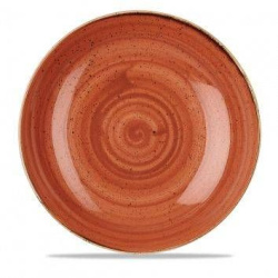 Тарелка глубокая CHURCHILL Stonecast 31 см 2,4 л, без борта Spiced Orange SSOSPLC21