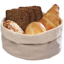Корзина для хлеба APS хлопок, бежевый, D 17, H 11 см