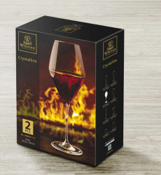 Бокал для вина Wilmax Diva 700 мл (2 шт, фирменная упаковка)