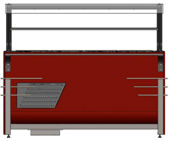 Прилавок холодильный Refettorio RС13AS Case 1505x700x1290(830) h=20мм