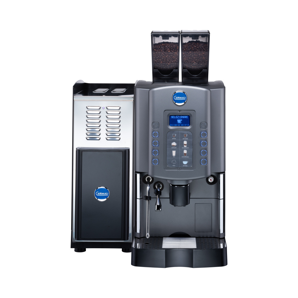 Кофемашина суперавтомат CARIMALI Optima Soft свежее молоко, 2 бункера для зерен – фото 4 в каталоге Краснодара
