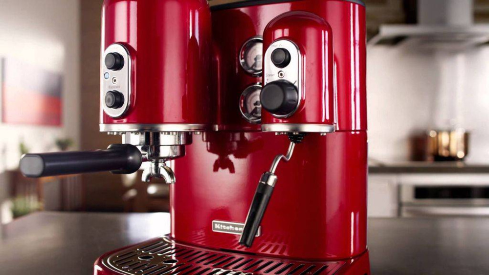 Кофемашина рожковая KitchenAid Artisan 5KES2102EER Espresso красная – фото 7 в каталоге Краснодара