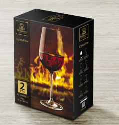 Бокал для вина Wilmax Stella 470 мл (2 шт, фирменная упаковка)