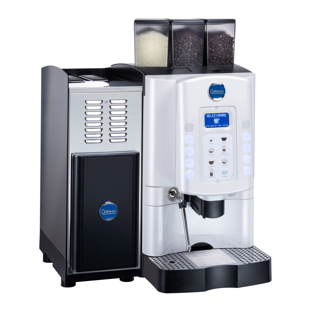 Кофемашина суперавтомат CARIMALI Armonia Soft свежее молоко, 2 бункера для зерна, 1 бункер для порошков – фото 5 в каталоге Краснодара