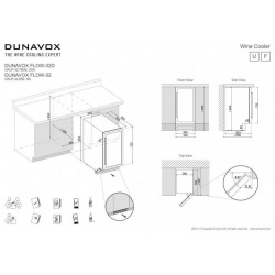 Шкаф винный Dunavox DAUF-32.83B