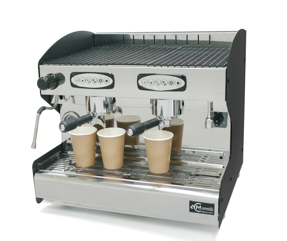 Кофемашина рожковая автоматическая ACM Rounder 2 GR Compatta NERO – фото 2 в каталоге Краснодара