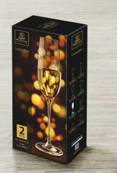 Бокал для шампанского Wilmax 260 мл (2 шт, фирменная упаковка)