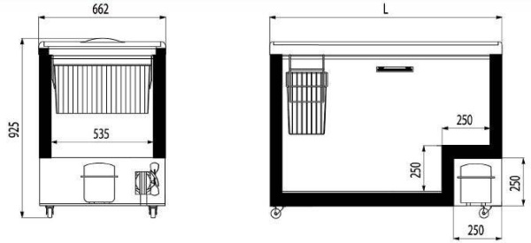 Холодильный ларь ITALFROST (CRYSPI) BC300F