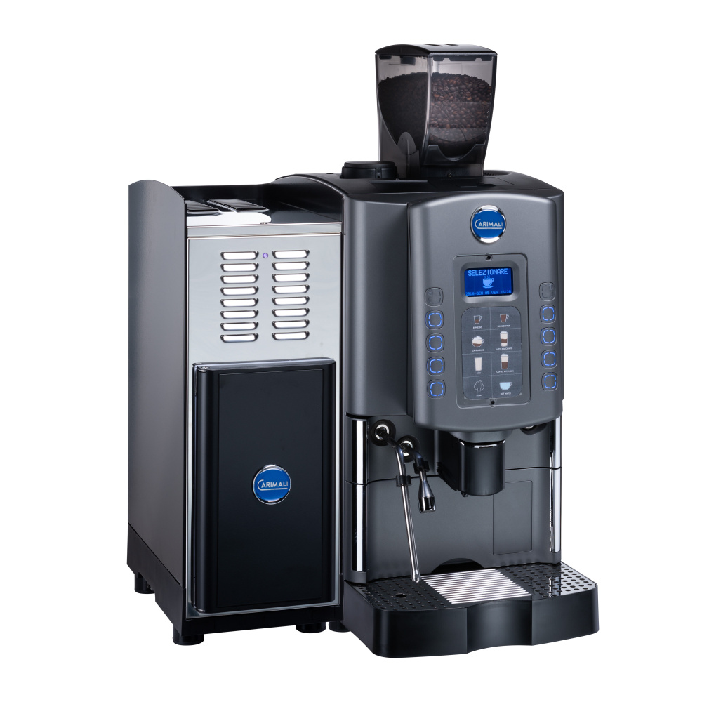 Кофемашина суперавтомат CARIMALI Optima Soft свежее молоко, 2 бункера для зерен – фото 5 в каталоге Краснодара