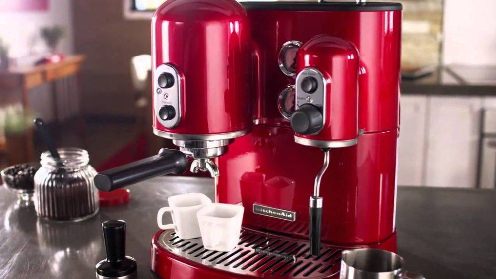 Кофемашина рожковая KitchenAid Artisan 5KES2102EER Espresso красная – фото 6 в каталоге Краснодара