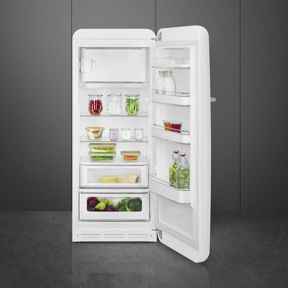 Холодильник SMEG FAB28RWH5 открывание слева направо – фото 8 в каталоге Краснодара
