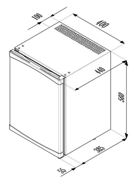 Шкаф барный холодильный SMEG ABM42-2