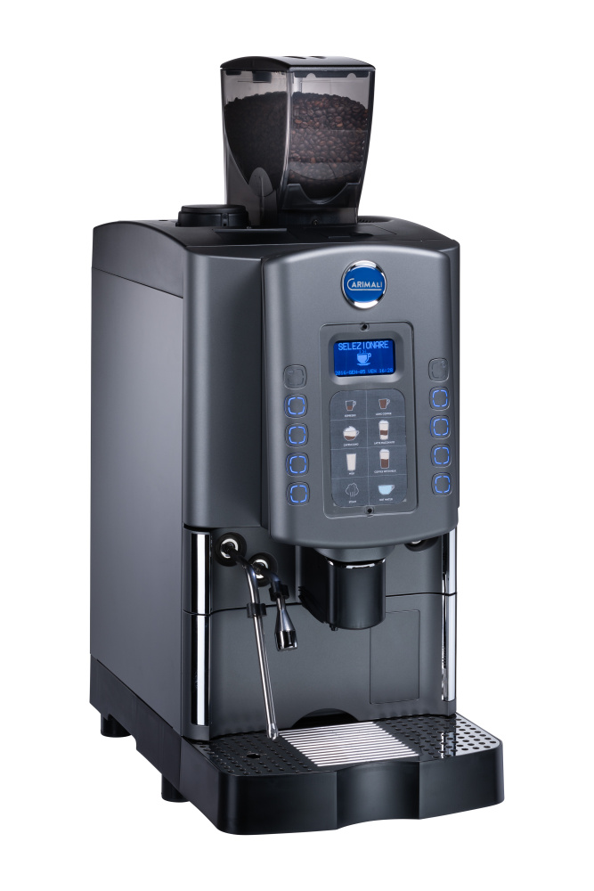 Кофемашина суперавтомат CARIMALI Optima Soft свежее молоко, 2 бункера для зерен – фото 3 в каталоге Краснодара