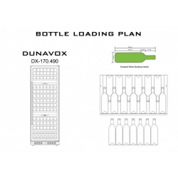 Шкаф винный Dunavox DX-170.490STSK