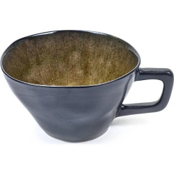 Чашка Serax Pure H60 мм,130х100 мм чайная, цвет зеленый