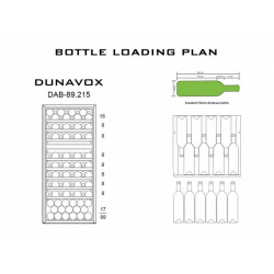 Шкаф винный Dunavox DAB-89.215DW