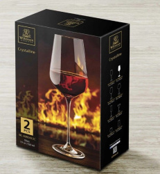 Бокал для вина Wilmax Ilona 550 мл (2 шт, фирменная упаковка)